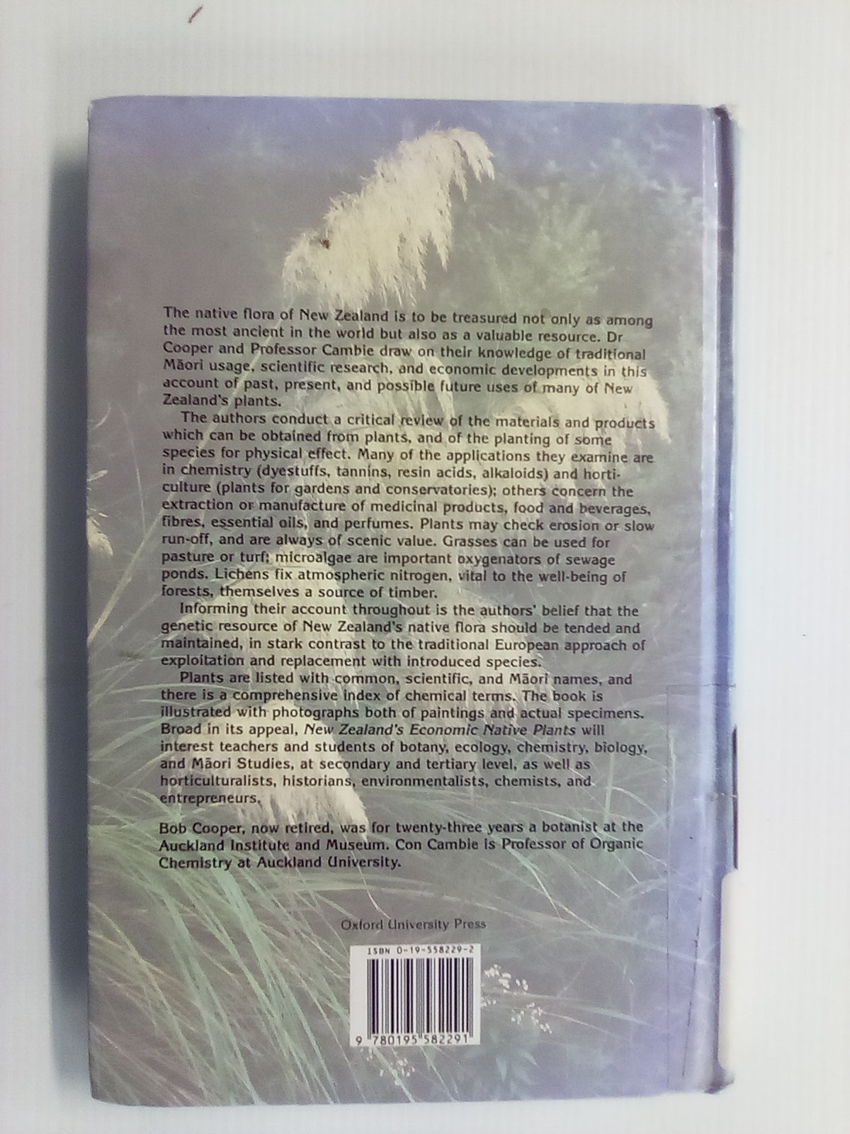 New Zealand's Economic Native Plants by R.C. Cooper and R.C. Cambie