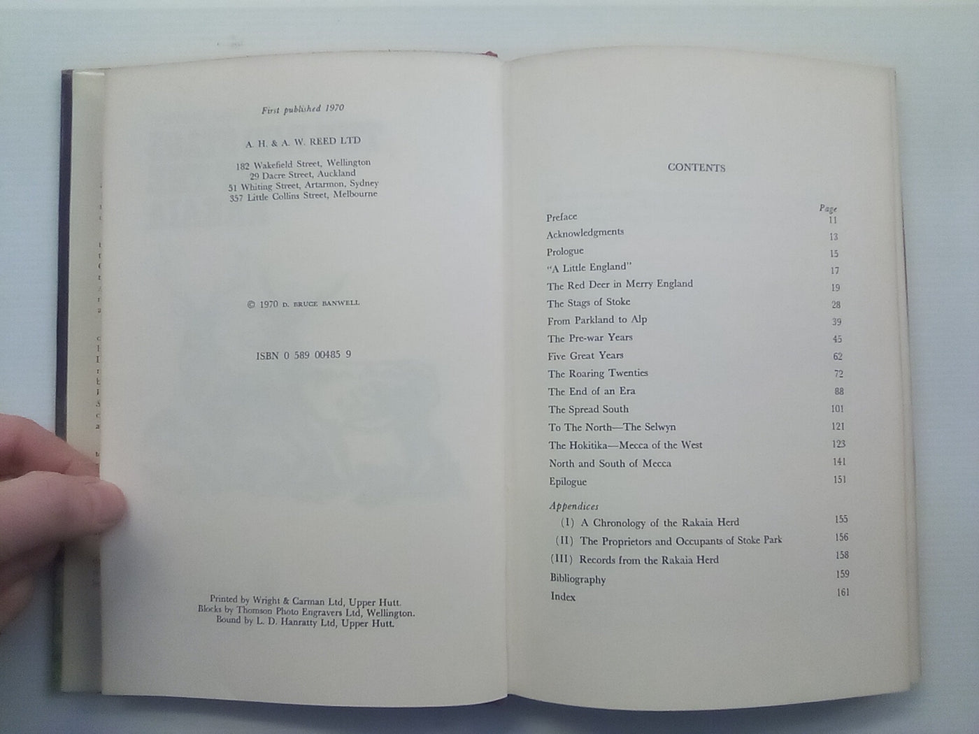 The Red Stags of the Rakaia (1970) by D. Bruce Banwell