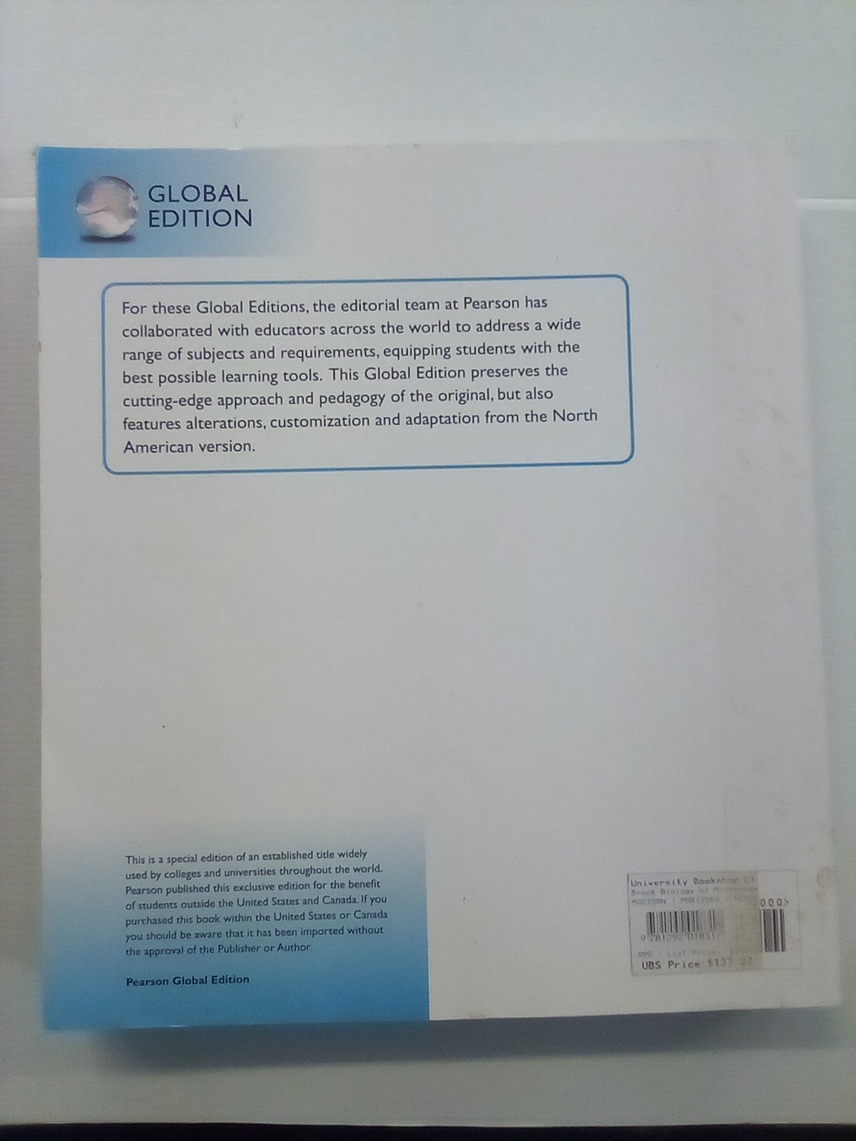 Brock Biology of Microorganisms (14th. Edition) Global Edition
