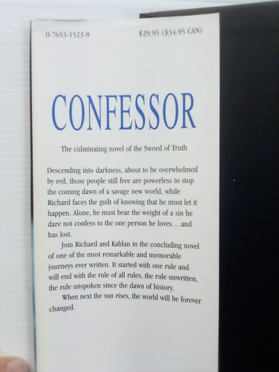 Confessor by Terry Goodkind SIGNED First Edition Hardback