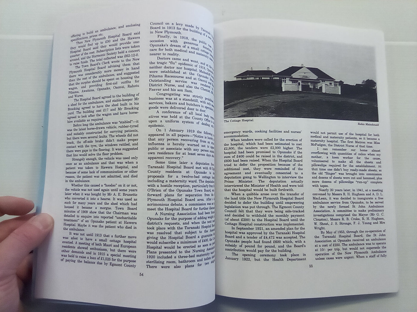 The Clearing - A History of Opunake by Kate Mickelson