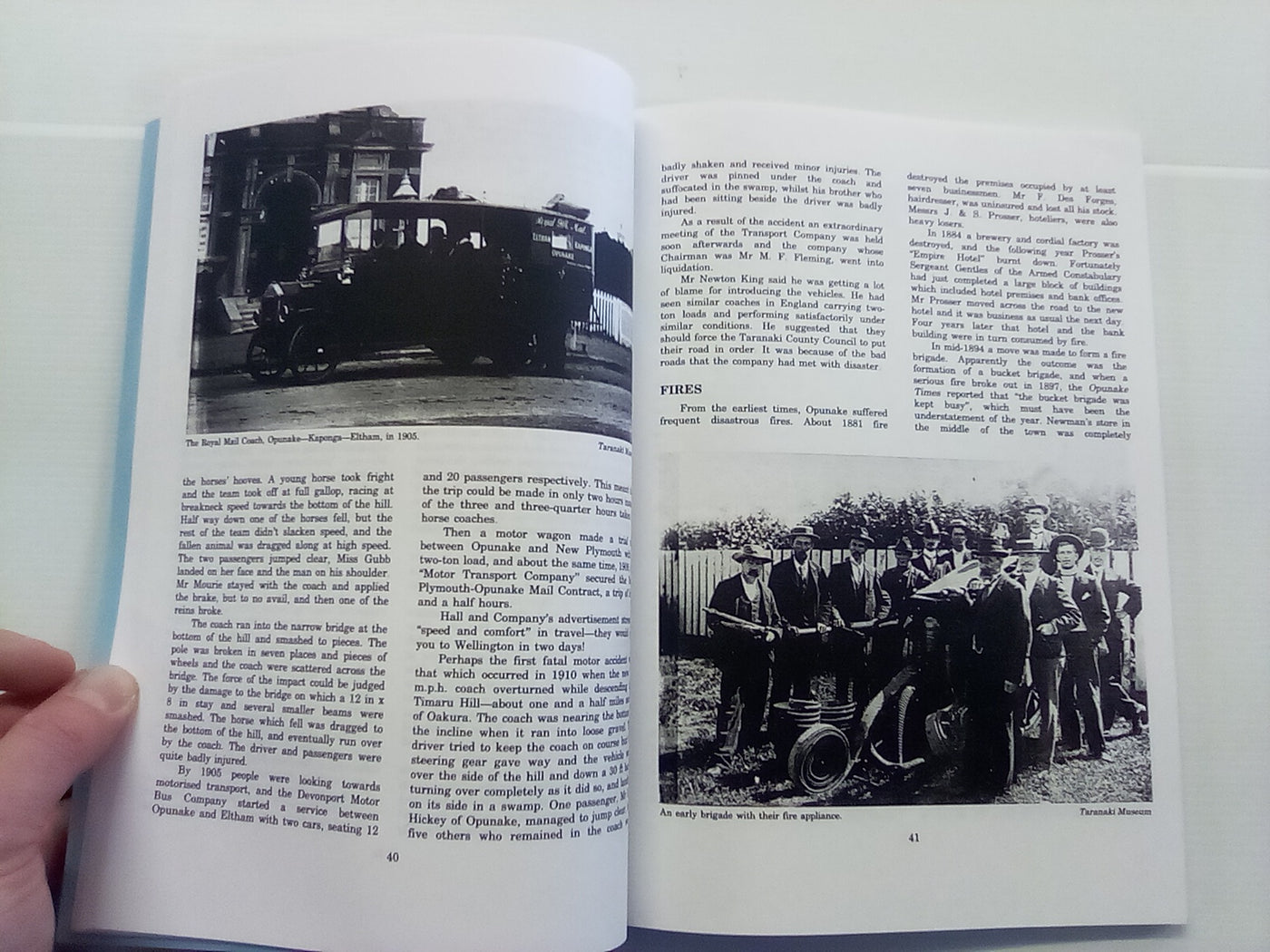 The Clearing - A History of Opunake by Kate Mickelson