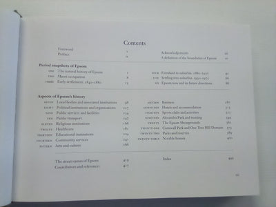 The History of Epsom edited by Graham Bush