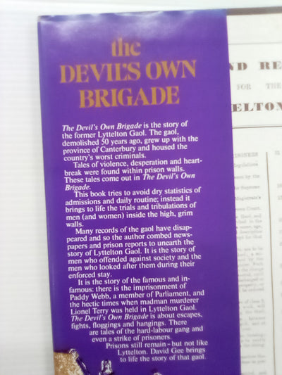 The Devil's Own Brigade - Lyttelton Gaol 1860-1920 by David Gee