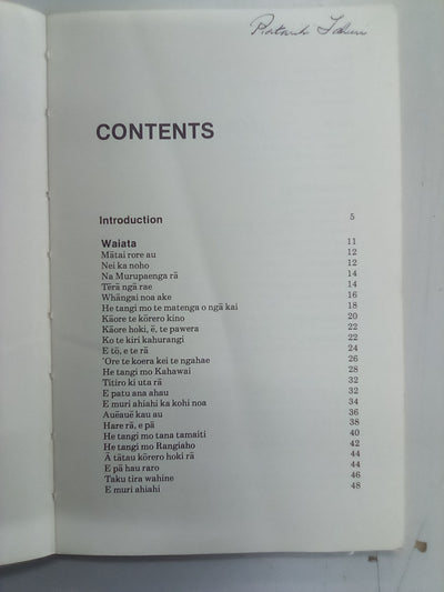 Maori Poetry - An Introductory Anthology (1978) by Margaret Orbell