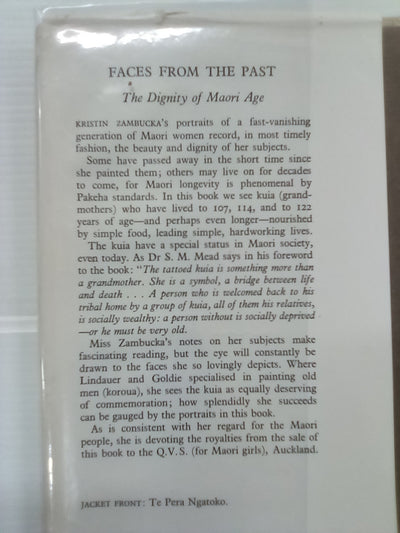 Faces From the Past - The Dignity of Māori Age by Kristin Zambucka