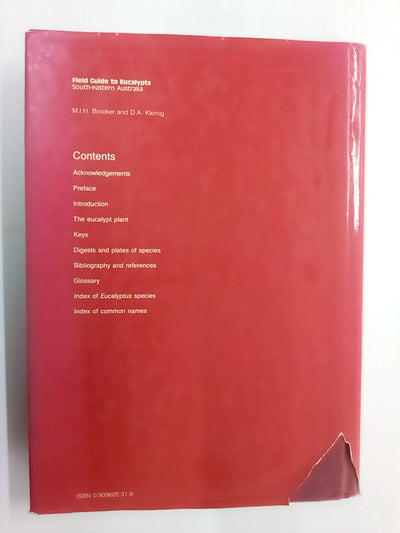 Field Guide to Eucalypts Volume 1 by Brooker and Kleinig