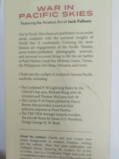 War in the Pacific Skies by C & A Cooper with the Aviation art of Jack Fellows