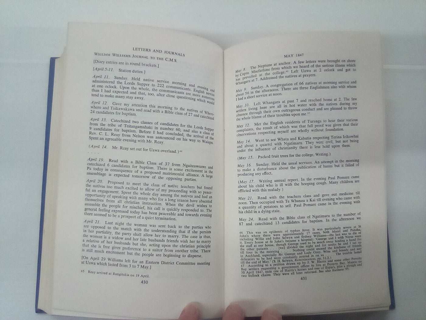 The Turanga Journals 1840-1850 - Letters & Journals of William and Jane Williams Missionaries to Poverty Bay