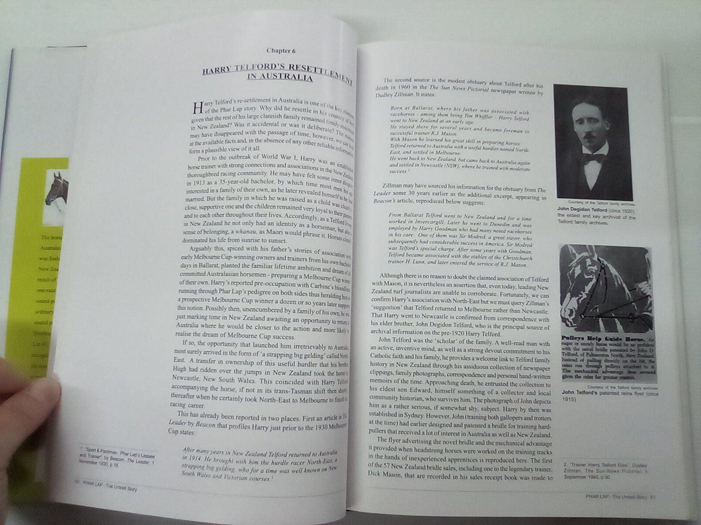 Phar Lap - The Untold Story (SIGNED COPY) by Graeme Putt & Pat McCord