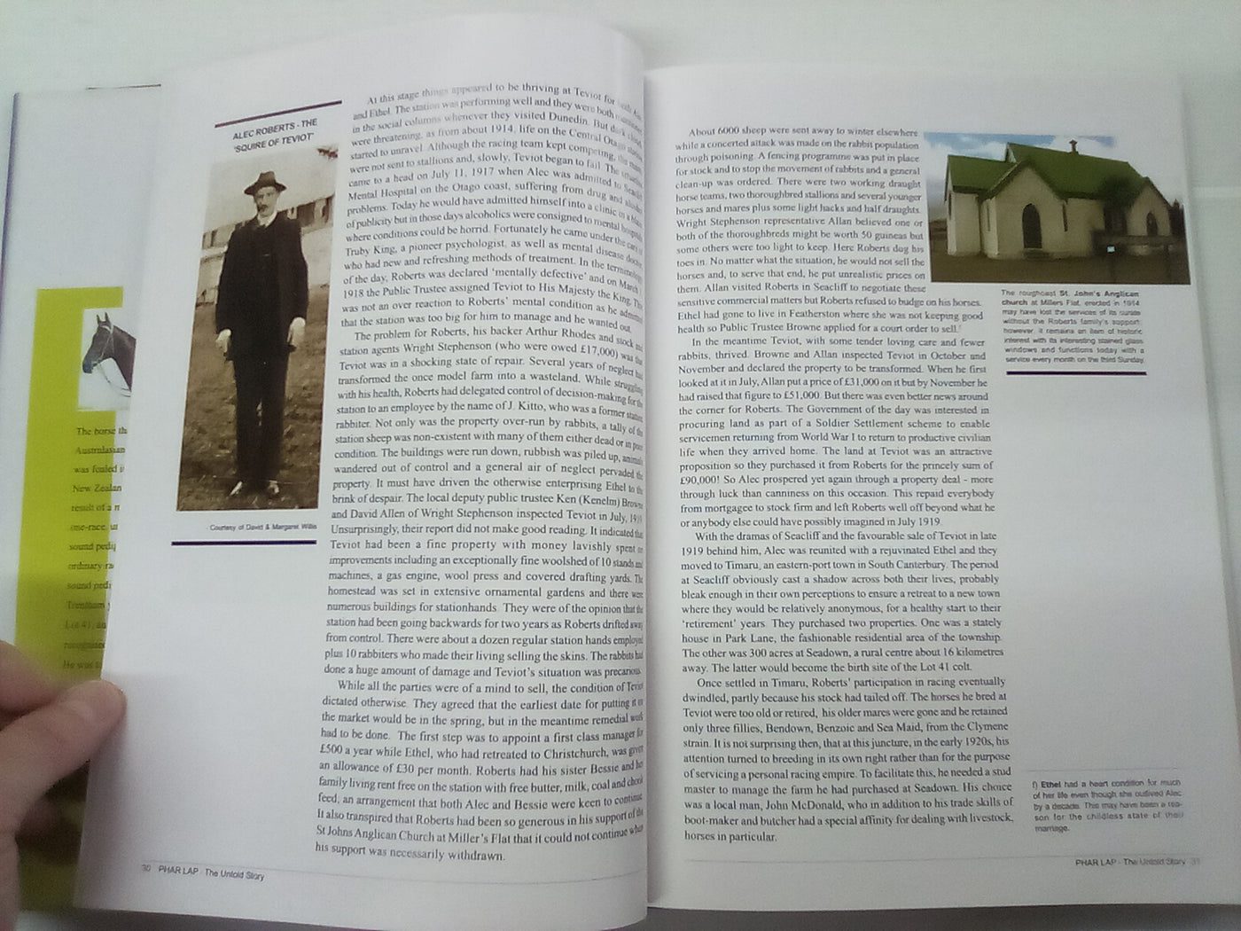 Phar Lap - The Untold Story (SIGNED COPY) by Graeme Putt & Pat McCord