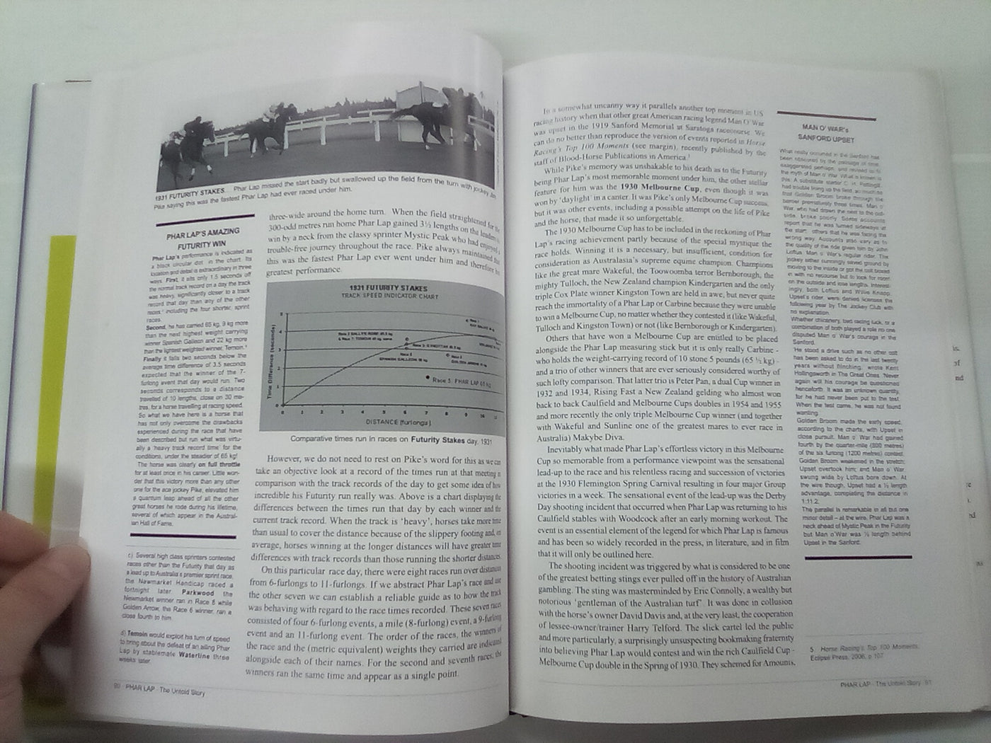 Phar Lap - The Untold Story (SIGNED COPY) by Graeme Putt & Pat McCord