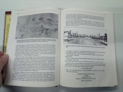 Fighting Flames - A Century of Firefighting in Hastings 1886-1986 by Russell W. Kirkby