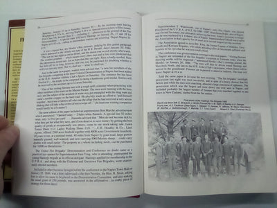 Fighting Flames - A Century of Firefighting in Hastings 1886-1986 by Russell W. Kirkby