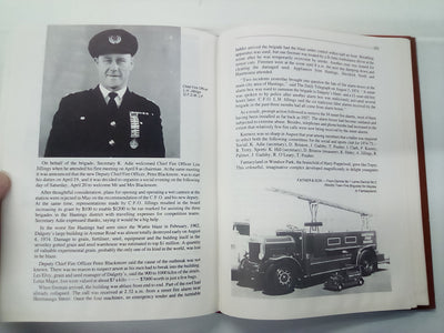 Fighting Flames - A Century of Firefighting in Hastings 1886-1986 by Russell W. Kirkby