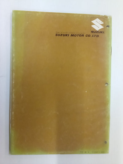 Suzuki TM 400 Factory Service Manual (Published April 1971)
