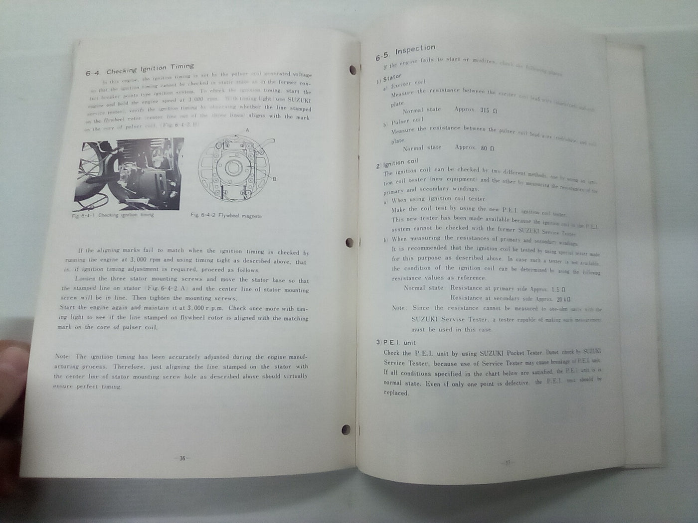 Suzuki TM 400 Factory Service Manual (Published April 1971)