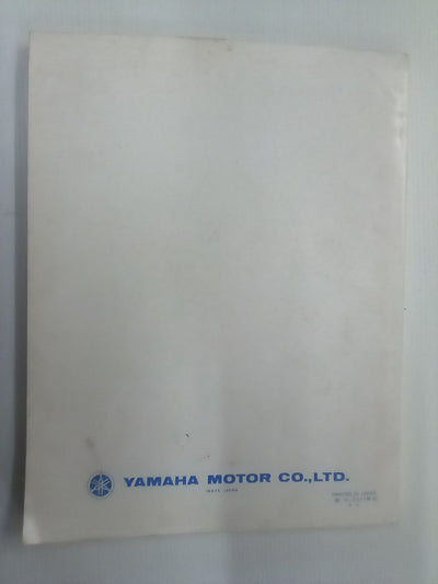 Yamaha YZ250(J) Factory Owner's Tuning and Service Manual (1981)