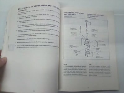 Yamaha YZ250(J) Factory Owner's Tuning and Service Manual (1981)