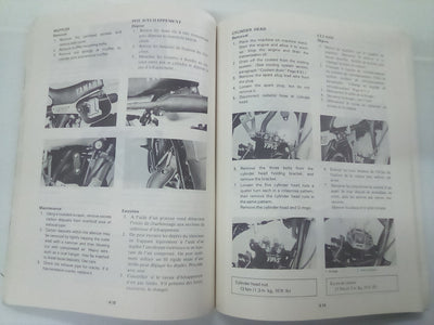 Yamaha YZ250(J) Factory Owner's Tuning and Service Manual (1981)