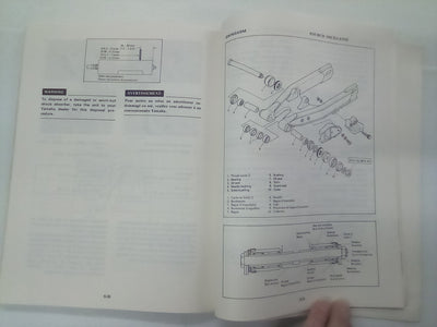 Yamaha YZ250(J) Factory Owner's Tuning and Service Manual (1981)