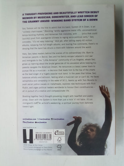 Down with the System by Serj Tankian SIGNED COPY