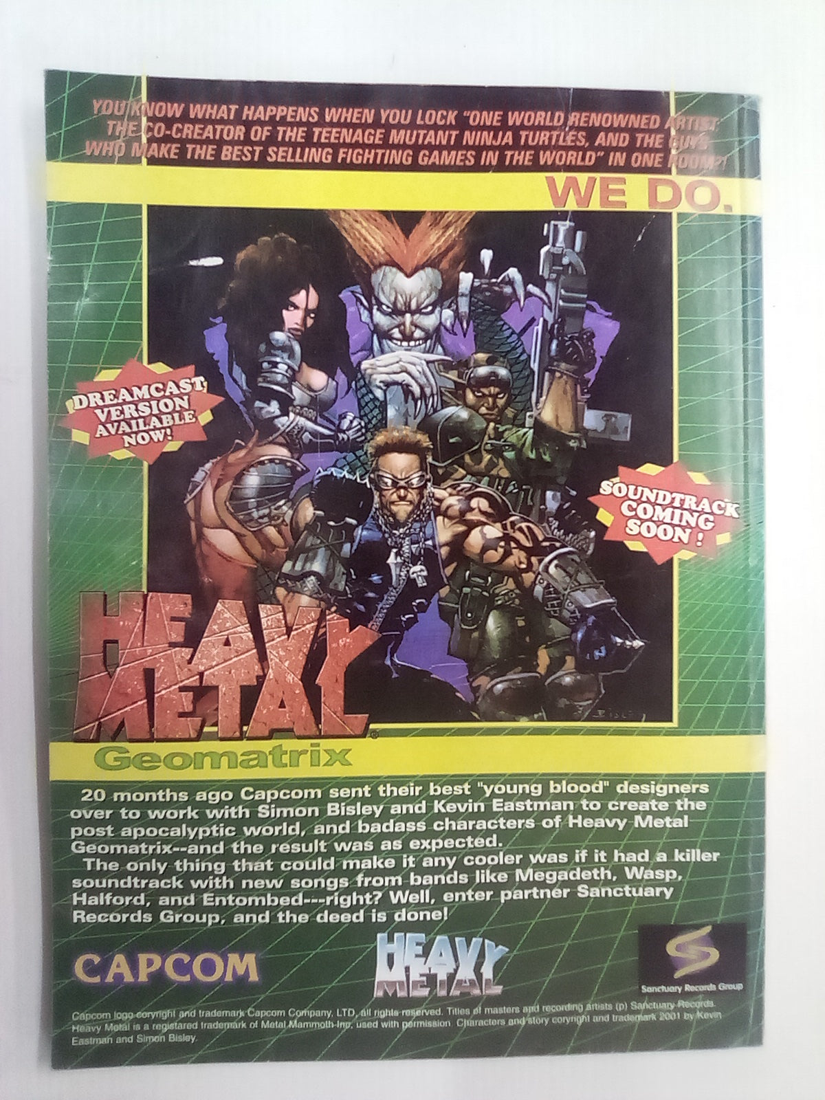 Heavy Metal Magazine January 2002