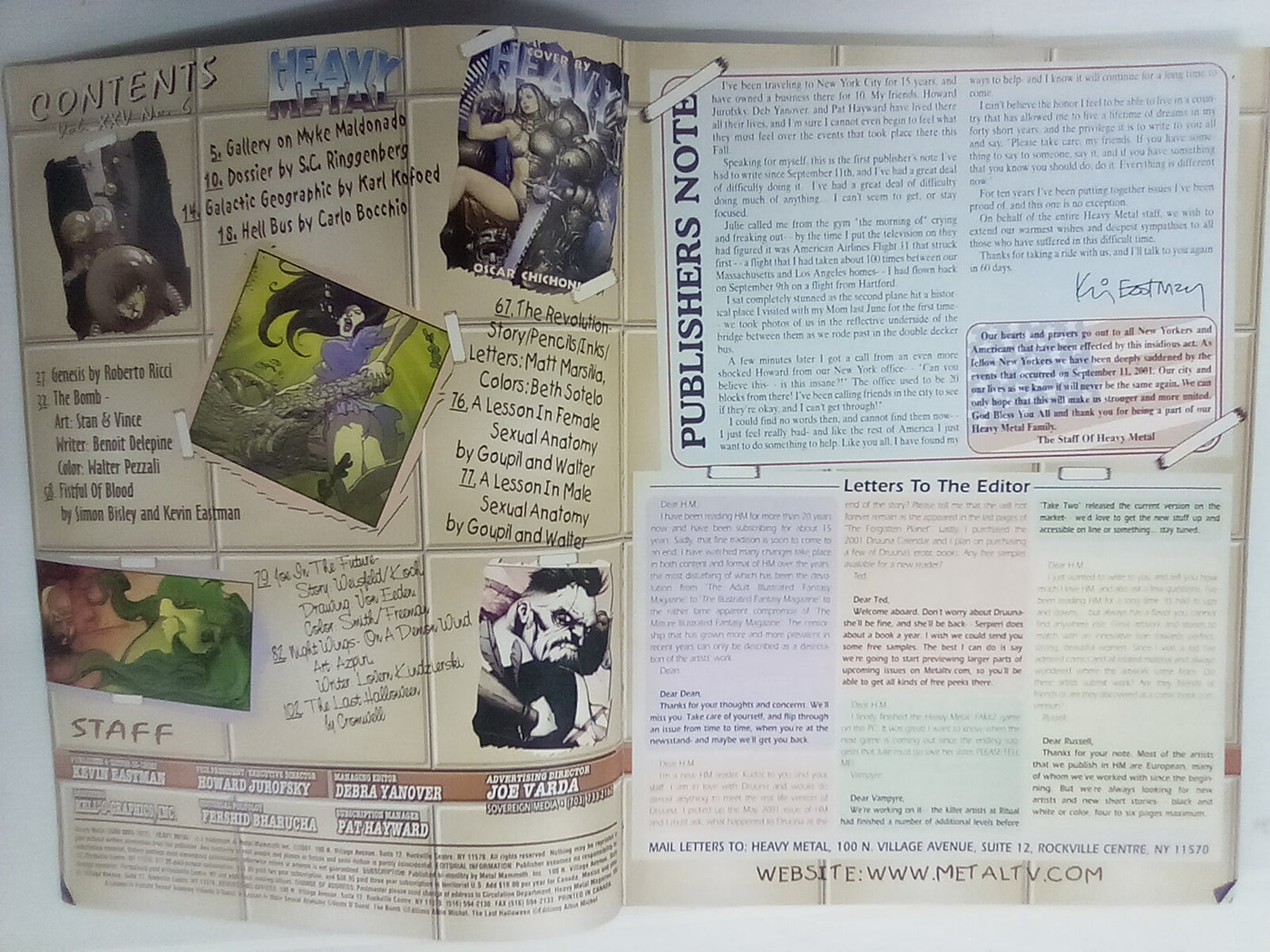 Heavy Metal Magazine January 2002