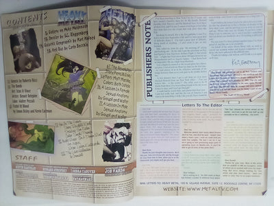 Heavy Metal Magazine January 2002