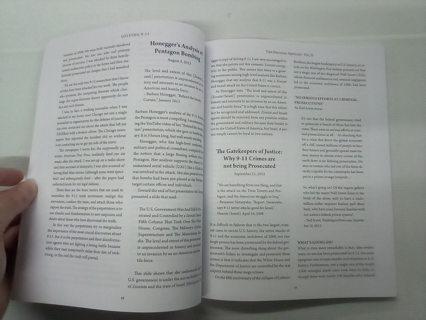 Solving 9-11: The Original Articles Vol. 2 by Christopher Bollyn