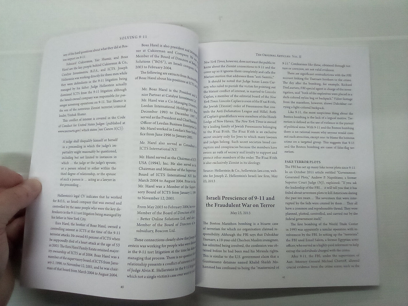 Solving 9-11: The Original Articles Vol. 2 by Christopher Bollyn