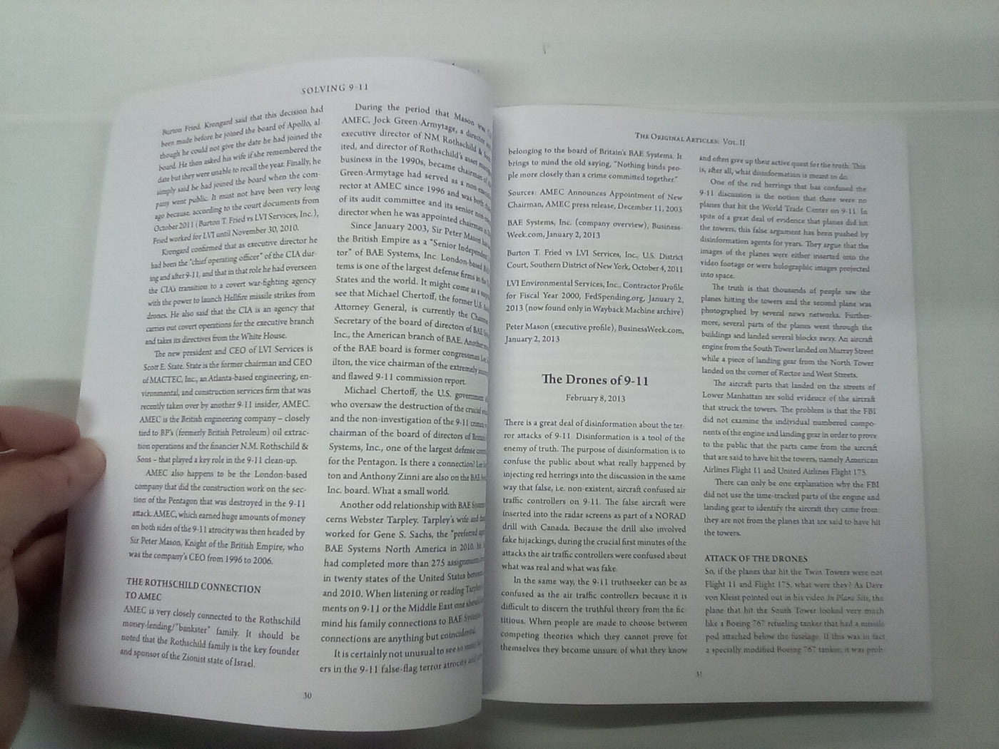 Solving 9-11: The Original Articles Vol. 2 by Christopher Bollyn