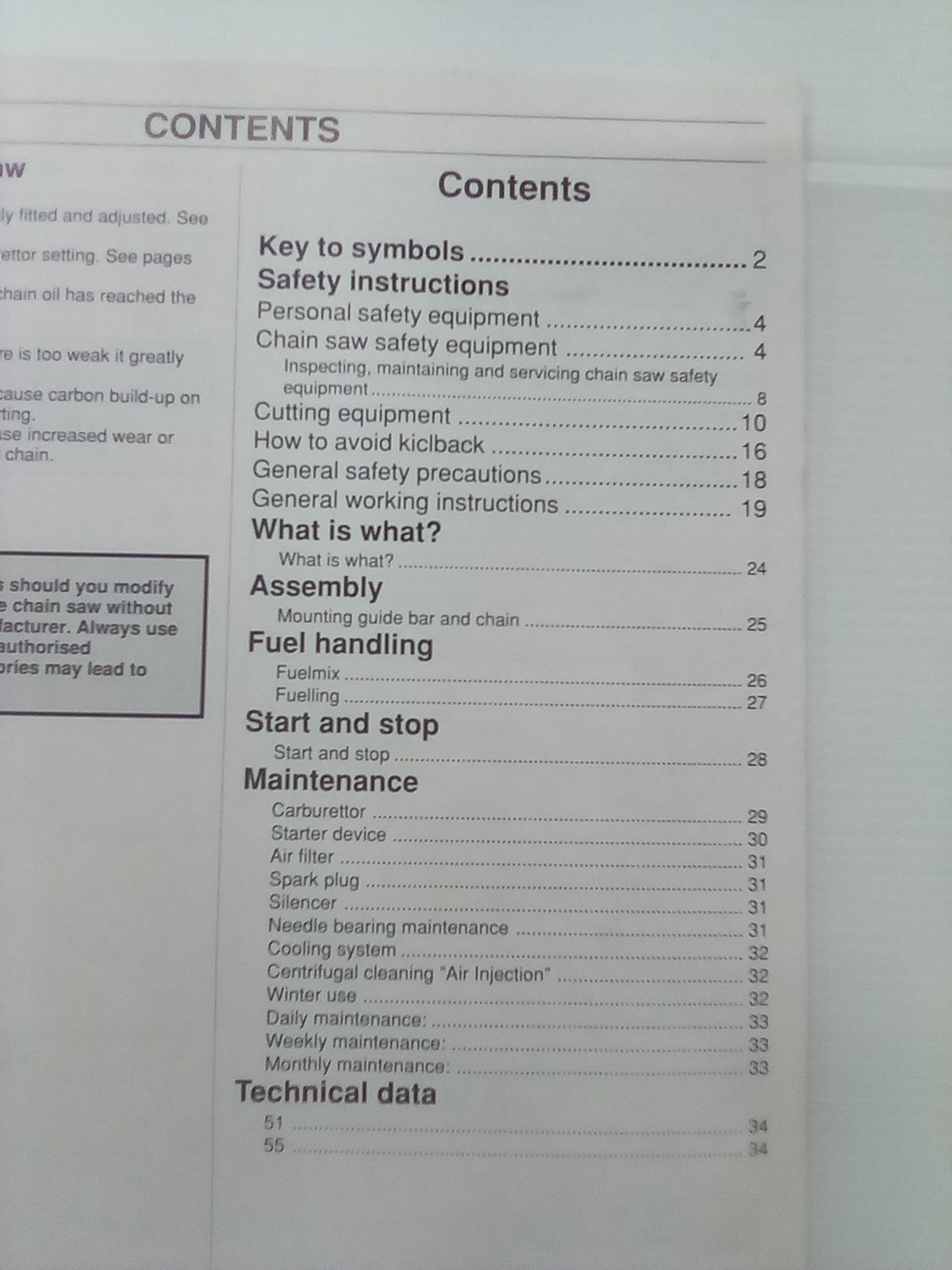 Husqvarna 51/55 Instruction Manual