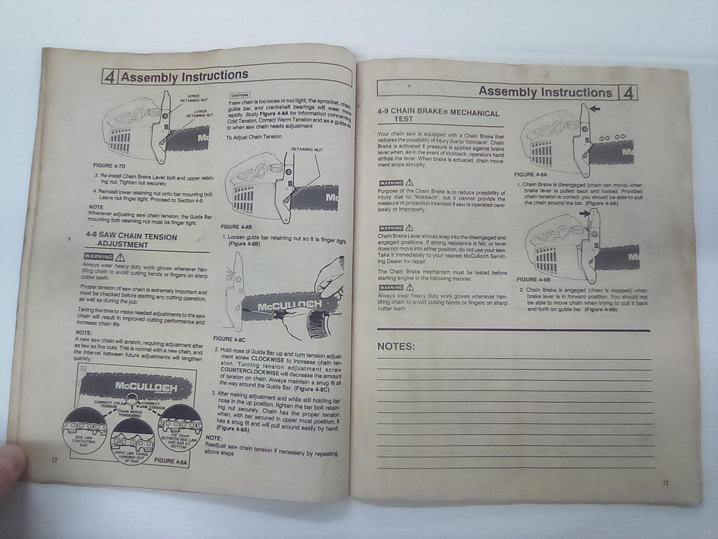 McCulloch Eager Beaver MAC 100 Series User Manual