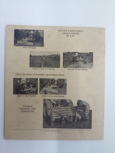 Belcher A.G.1 Front End Loader Spare Parts Manual