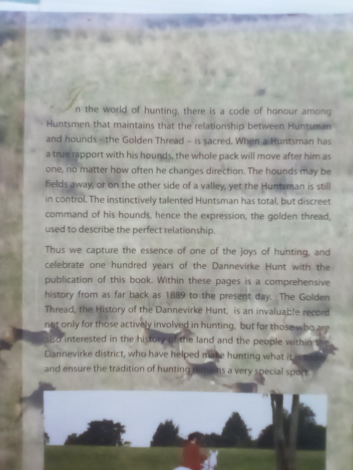 The Golden Thread - The History of the Dannevirke Hunt by Hilary Pedersen and Susan Berry