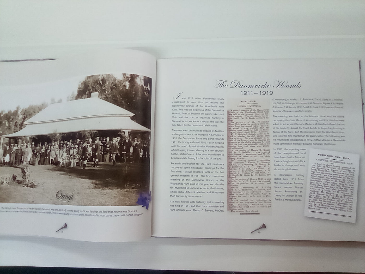 The Golden Thread - The History of the Dannevirke Hunt by Hilary Pedersen and Susan Berry
