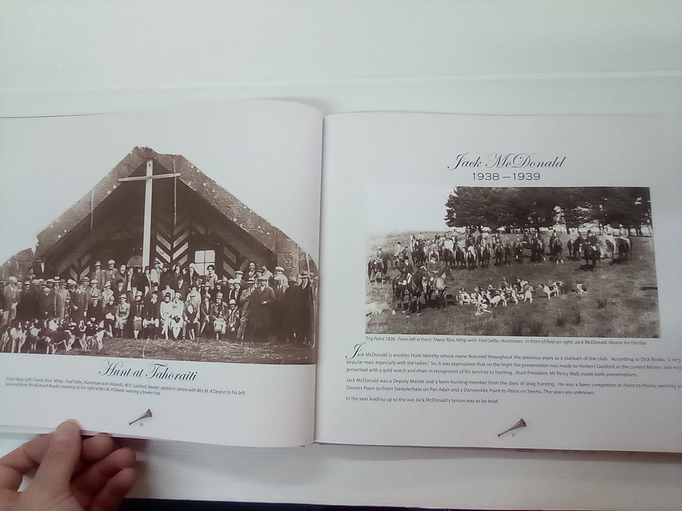 The Golden Thread - The History of the Dannevirke Hunt by Hilary Pedersen and Susan Berry