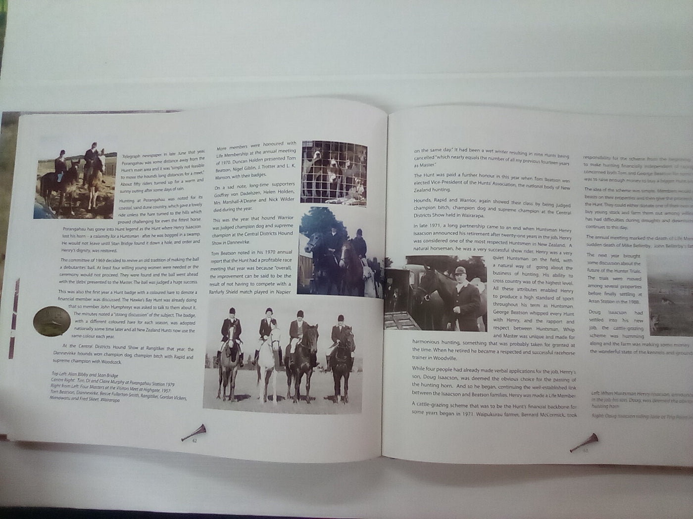 The Golden Thread - The History of the Dannevirke Hunt by Hilary Pedersen and Susan Berry