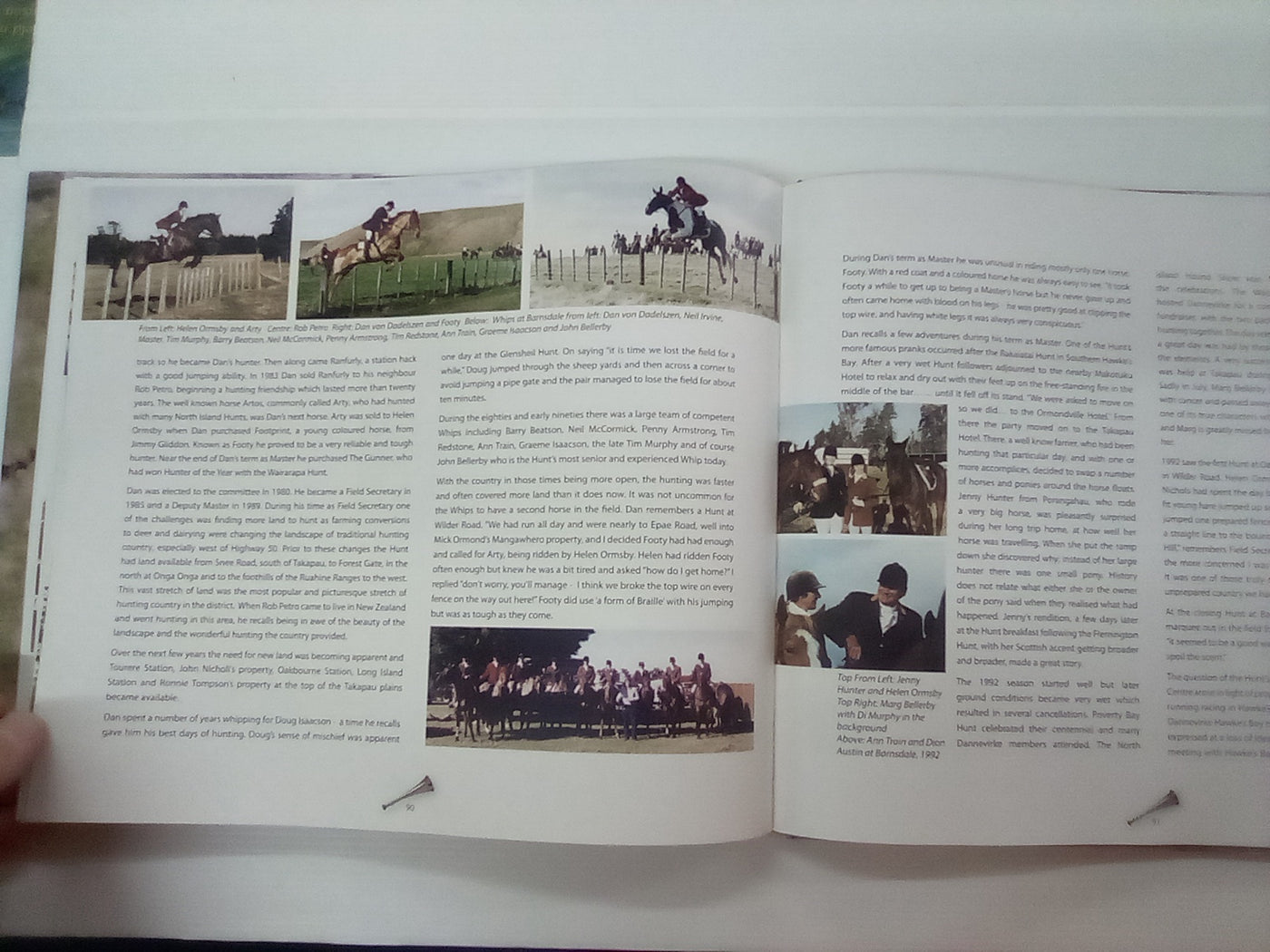 The Golden Thread - The History of the Dannevirke Hunt by Hilary Pedersen and Susan Berry