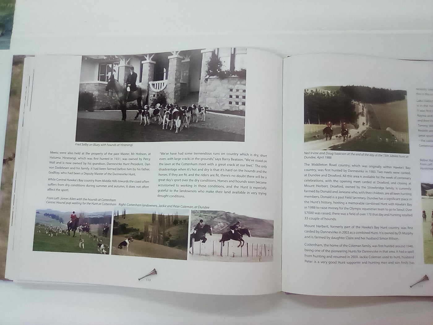 The Golden Thread - The History of the Dannevirke Hunt by Hilary Pedersen and Susan Berry