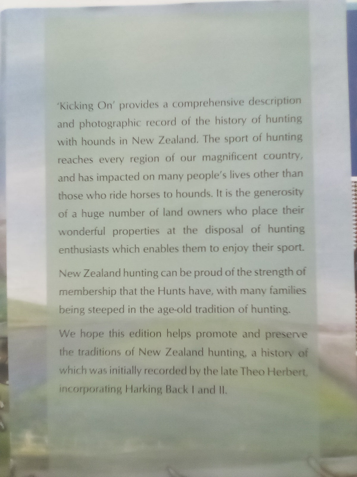 Kicking On - Through the History of Hunting in New Zealand