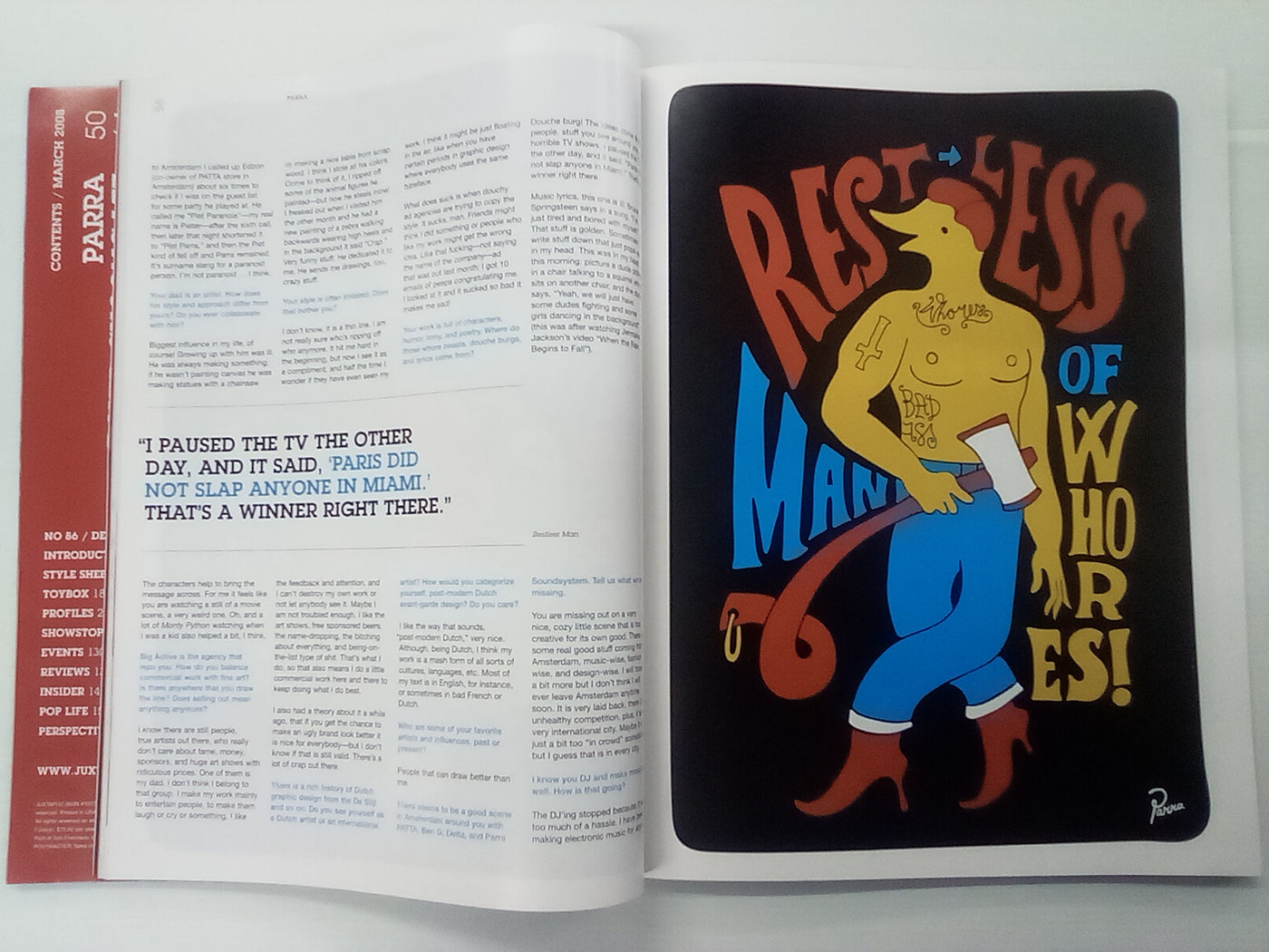Juxtapoz Art & Culture Magazine - March 2008