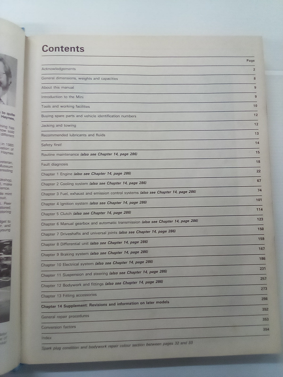 Haynes Mini 1969-1995 Repair Manual