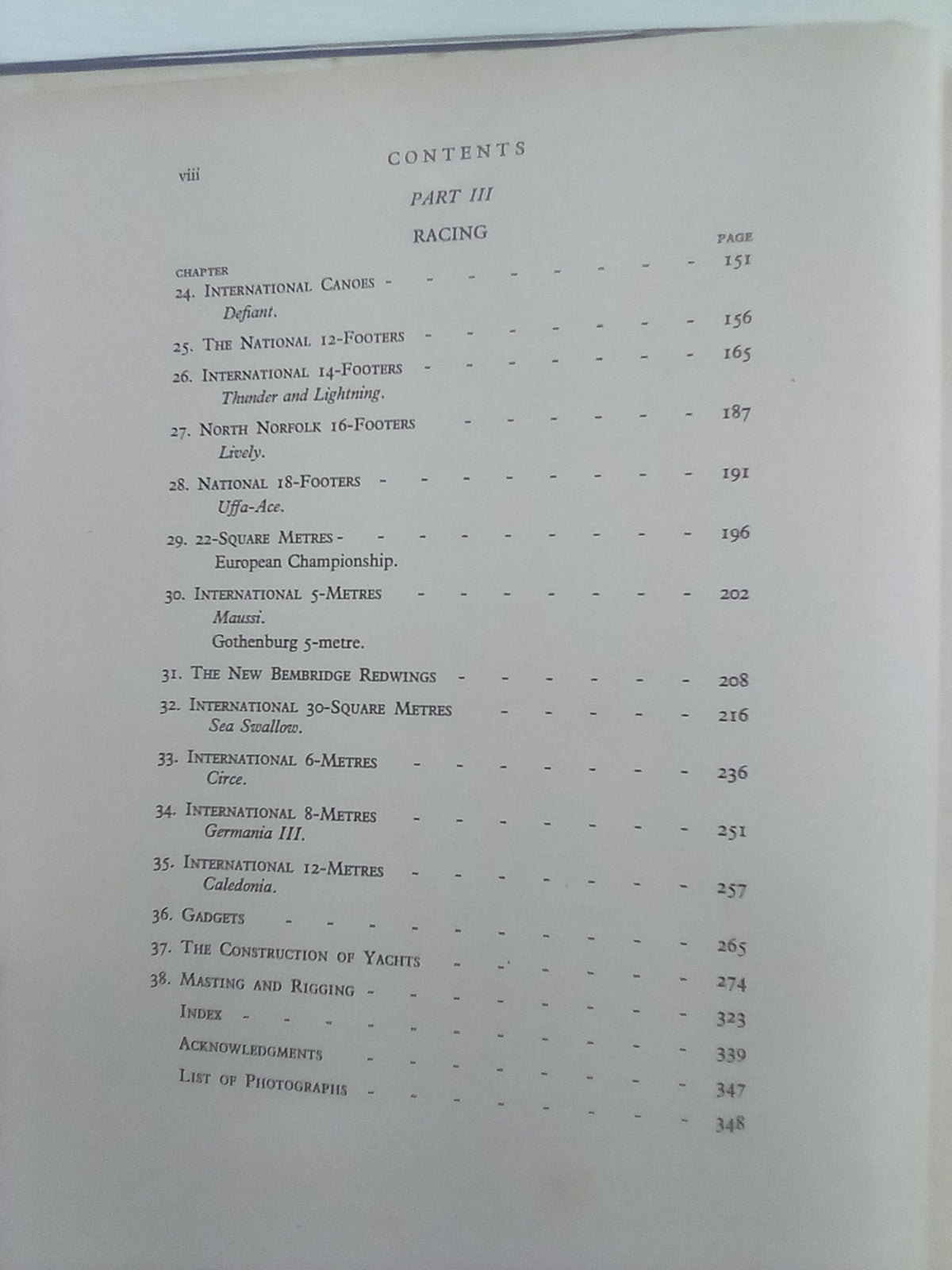 Thoughts on Yachts and Yachting (1952) by Uffa Fox