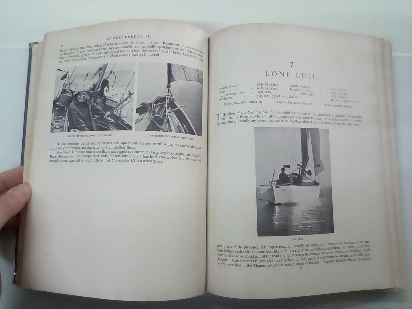 Thoughts on Yachts and Yachting (1952) by Uffa Fox