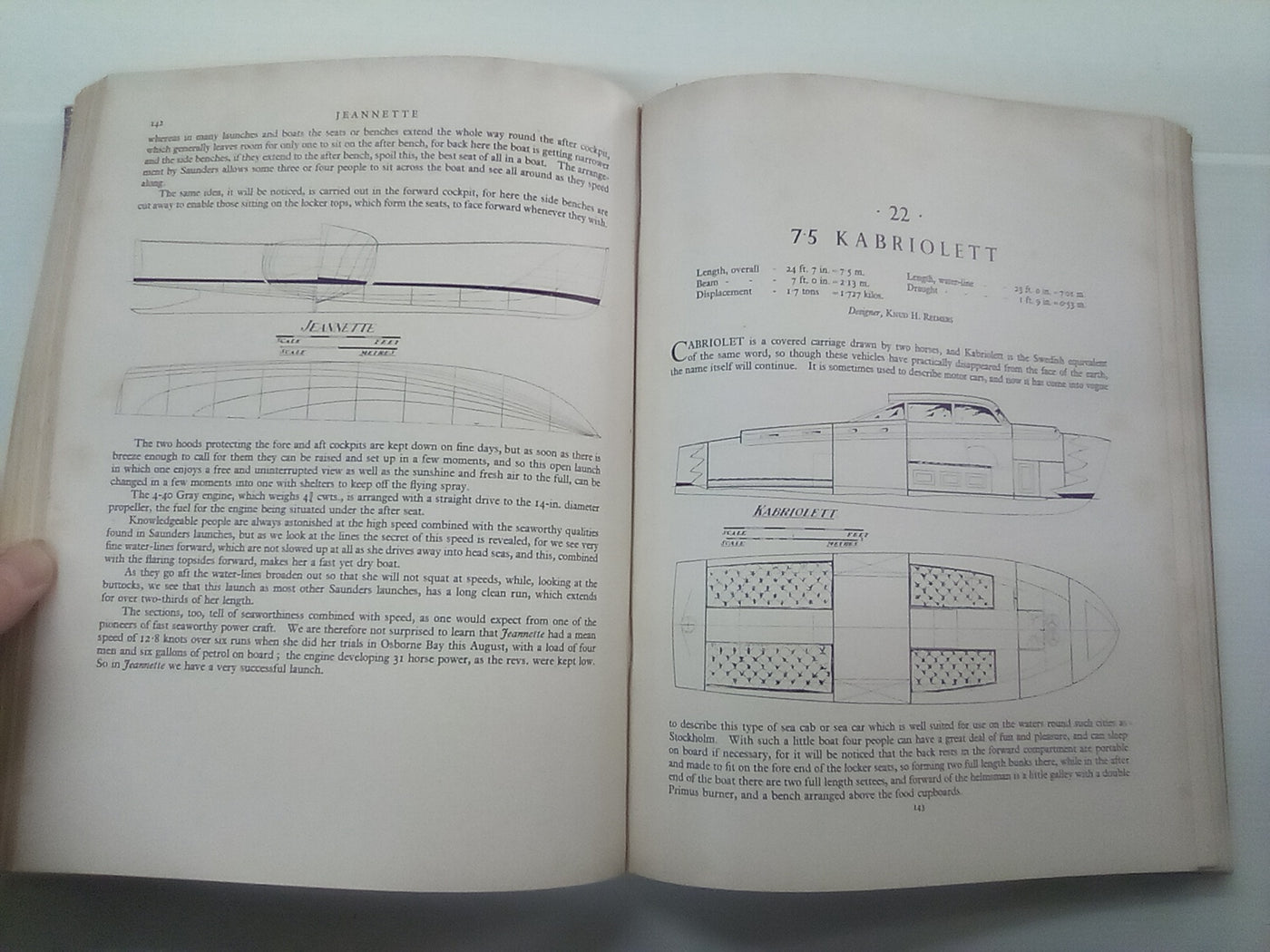 Thoughts on Yachts and Yachting (1952) by Uffa Fox