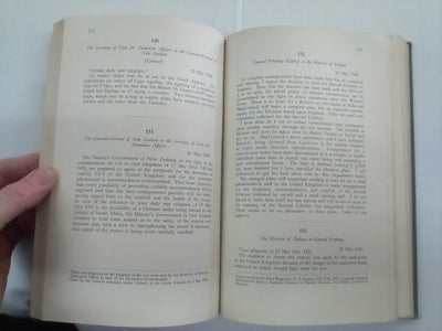 Documents Relating to New Zealand's Participation in WW2 1939-45 - Official History of New Zealand in the Second World War - 3 Volume set