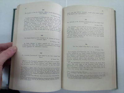 Documents Relating to New Zealand's Participation in WW2 1939-45 - Official History of New Zealand in the Second World War - 3 Volume set