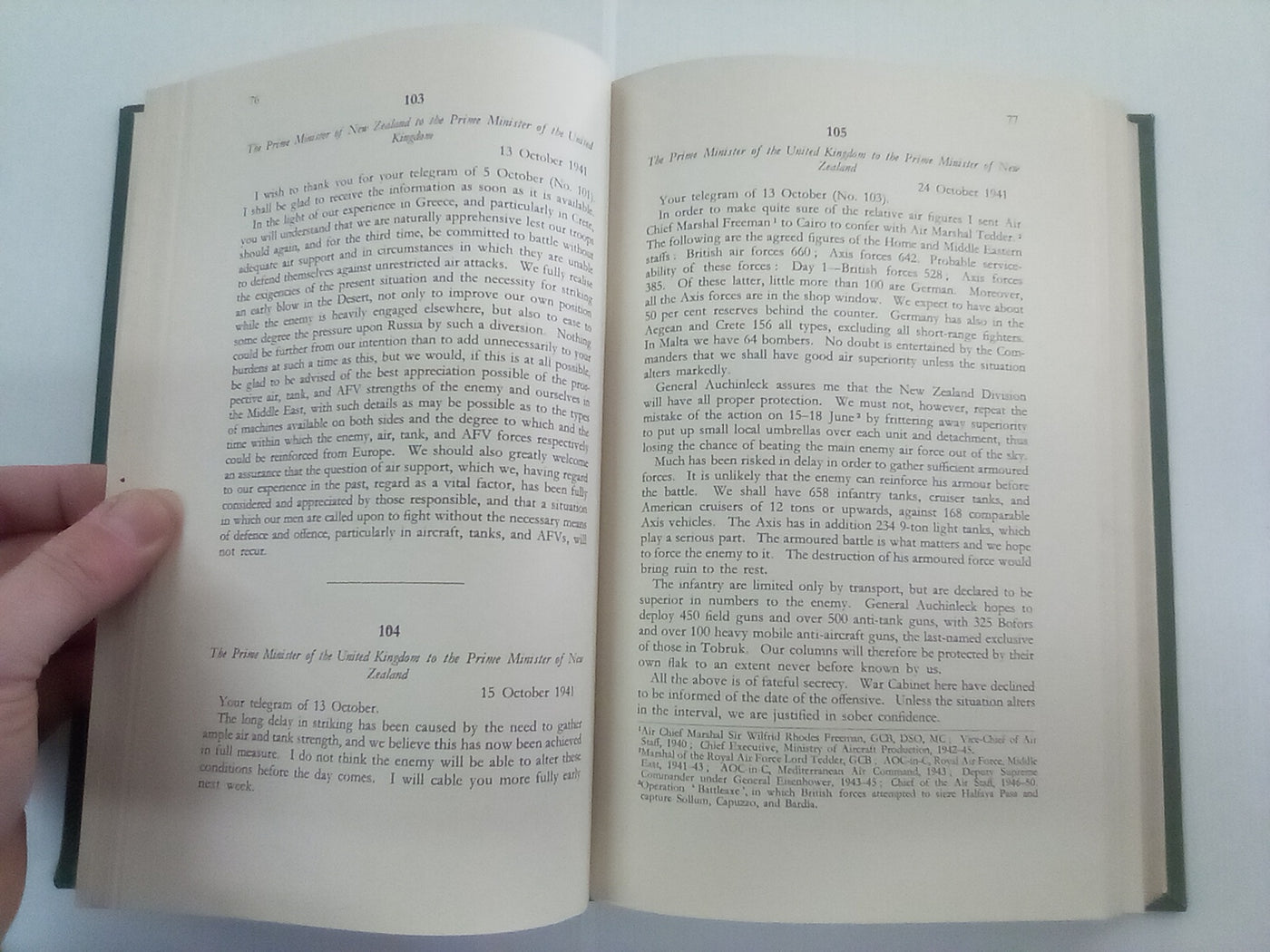 Documents Relating to New Zealand's Participation in WW2 1939-45 - Official History of New Zealand in the Second World War - 3 Volume set